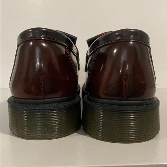 Dr. Martens Adrian NEW Cherry Red Arcadia Loafers Size 7  Classic Tassel Design - Picture 6 of 15